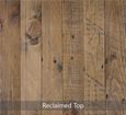 Splash Blue Kitchen Island - Reclaimed Wood - 2 Door