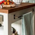 Walcote Kitchen Island Clay Wood