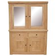Bordeaux Dresser - 4 Door - 2 Drawer - Oak