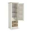 Modern Larder Unit - 1 Door - White Painted