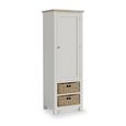 Modern Larder Unit - 1 Door - Grey Painted