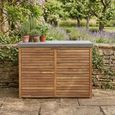 New Bali Outdoor Kitchen Storage Unit - Double - Concrete Top