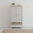Clearance - Salcombe Larder Unit - 2 Door - Grey Oak - FSS16974