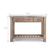 Aldsworth Potting Table Natural Wood