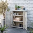 Aldsworth Slatted Storage Unit Natural Wood