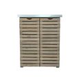 Aldsworth Slatted Storage Unit Natural Wood
