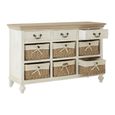 Hendra Kitchen Cabinet - 3 Drawer - White