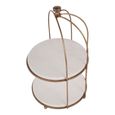 Belvedere Stand - Aged Gold - Two Tiered