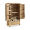 Normandy Larder Unit - 2 Door - Oak
