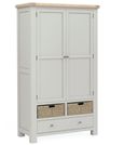 Salcombe Larder Unit - 2 Door - Grey Oak