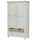 Salcombe Larder Unit - 2 Door - Grey Oak