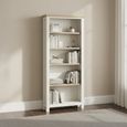 Modern Bookcase - Large - White Painted