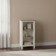 Modern Bookcase - Small - White Painted