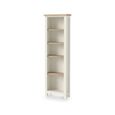 Modern Bookcase - Slim - White Painted