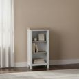 Modern Bookcase - Small - Grey Painted