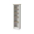 Modern Bookcase - Slim - Grey Painted