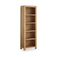 Thurlestone Curved Tall Bookcase - Oak