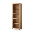 Thurlestone Curved Tall Bookcase - Oak