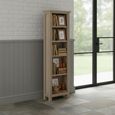 Modern Country Oak - Bookcase - Slim