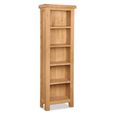 Salisbury Premium Narrow Bookcase - Oak