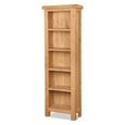 Salisbury Premium Narrow Bookcase - Oak