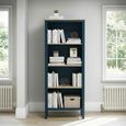 Marlow Slim Bookcase - Blue