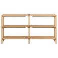 Braidwood Bookcase - Open - Wide - Oak
