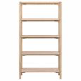 Braidwood Bookcase - Open - Tall - White Oak