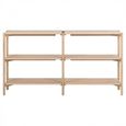 Braidwood Bookcase - Open - Wide - White Oak