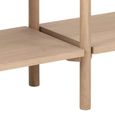 Braidwood Bookcase - Open - Wide - White Oak