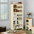 Lundy Bookcase - Tall - Ivory Painted