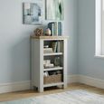Lundy Bookcase - Small - Grey Painted