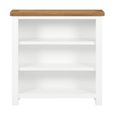 Lundy Bookcase - Low - White Painted