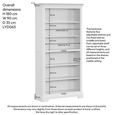 Cromwell Bookcase - Tall - Grey Painted