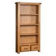 Somer Bookcase - Wide - Oak