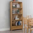 Curve Bookcase - 1 Drawer - Oak