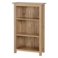 Nimbus Bookcase - Narrow Low - Oak