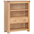 Treviso Low Bookcase - Oak
