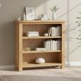 Appleby Bookcase - Low - Oak