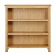 Arlington Low Bookcase - Oak