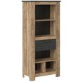 Clearance - Rapallo Bookcase - Oak - A538
