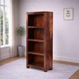 Cube Sheesham Narrow Bookcase