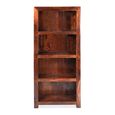 Cube Sheesham Narrow Bookcase
