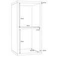 Mauro Shelving Unit - 2 Open - Artisan Oak