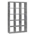 Mauro Shelving Unit - 15 Open - Grey Concrete
