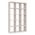 Mauro Shelving Unit - 15 Open - Sand Oak