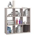 Mauro Shelving Unit - 9 Open - Sand Oak