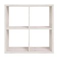 Mauro Shelving Unit - Square - 4 Open - Sand Oak