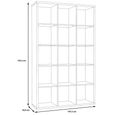 Mauro Shelving Unit - 15 Open - Sonoma Oak