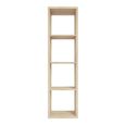Mauro Shelving Unit - 4 Open - Sonoma Oak